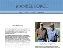 Tablet Screenshot of mankelforge.com